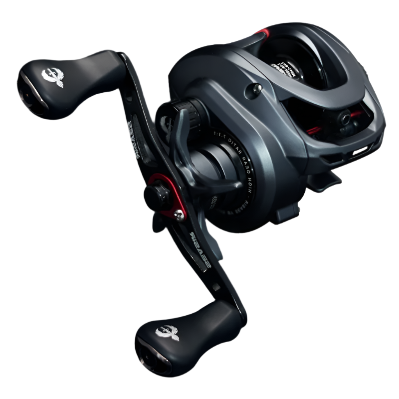 Commando Power Baitcaster Reel 9kg Right-Handed Black-0