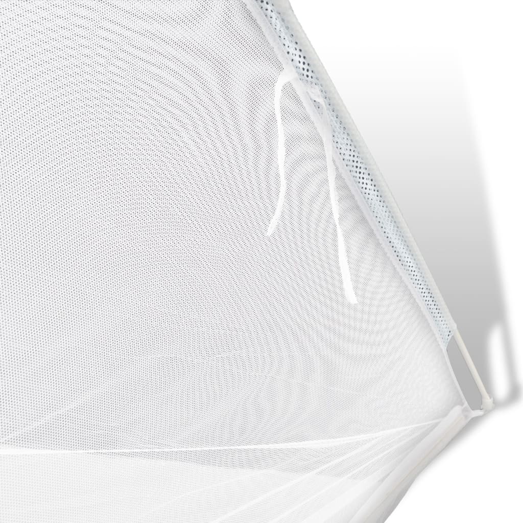 vidaXL Camping Tent Fiberglass White Outdoor Patio Mosquito Net Multi Sizes-3