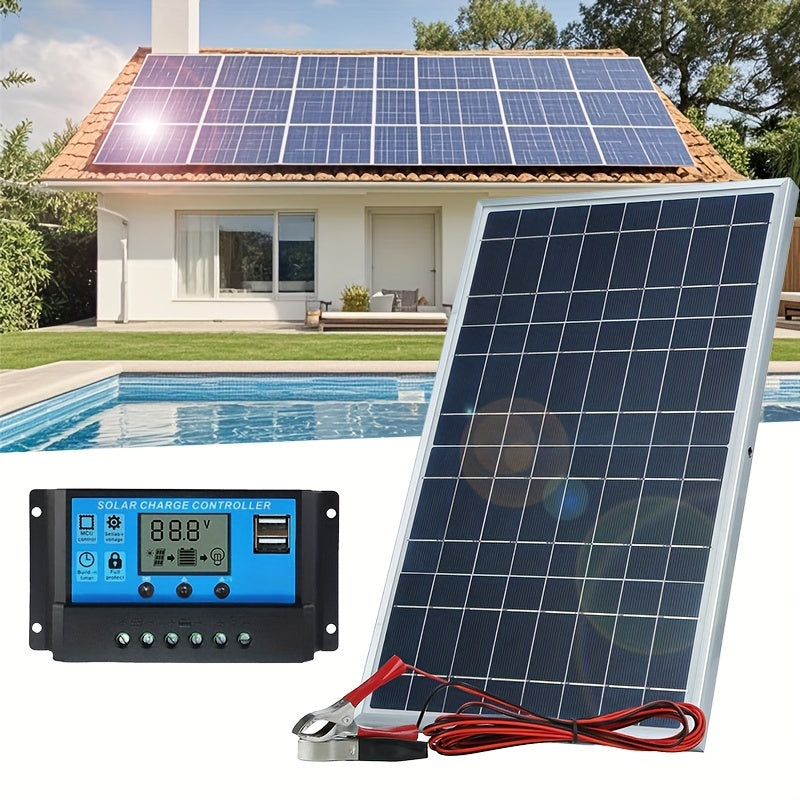 Outdoor Solar Power Generator with Detachable Controller-1