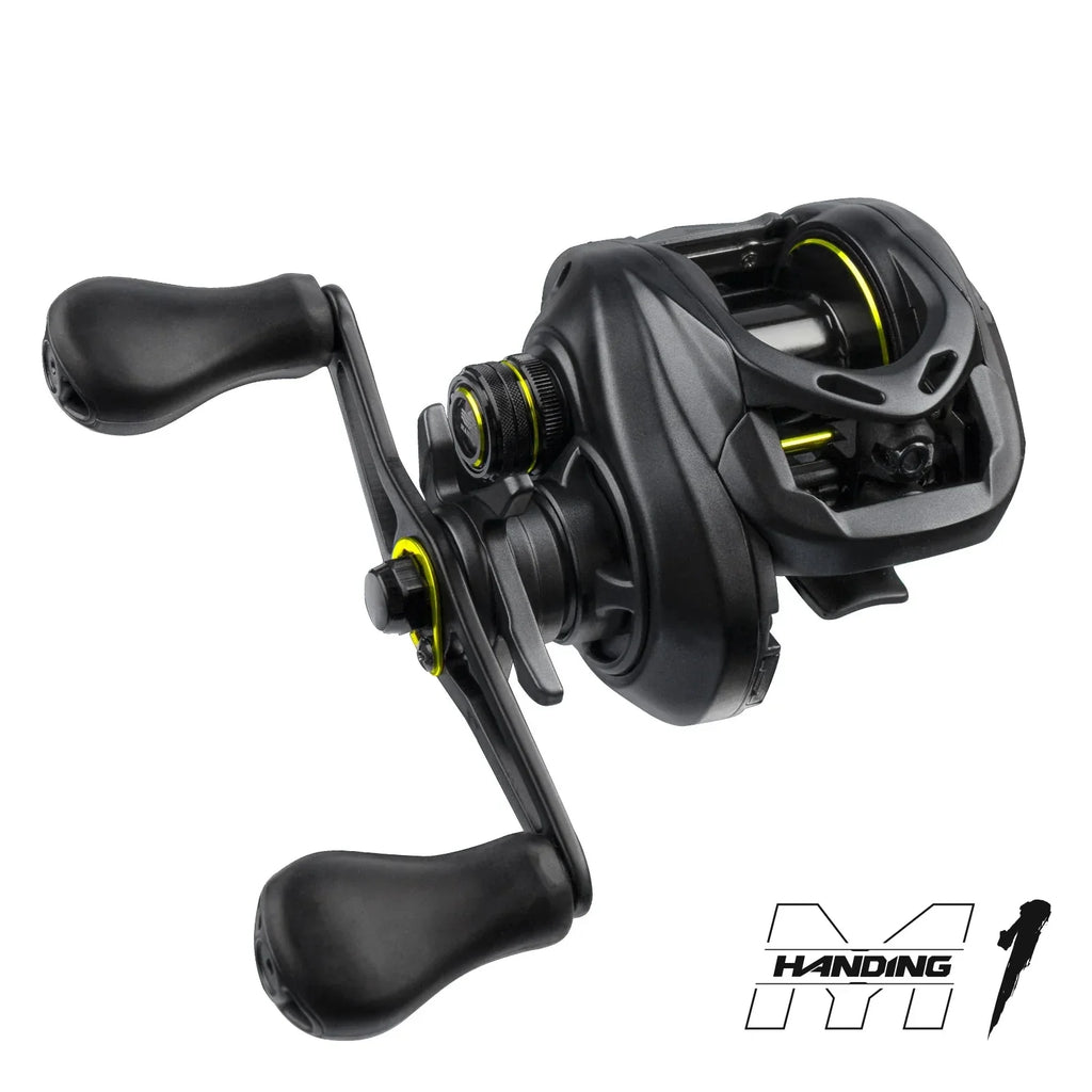 M1 Baitcast Fishing Reel 8KG Drag Right Hand Black-1